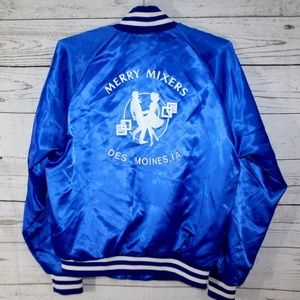 Vintage Retro 1980s Unisex Satin Jacket